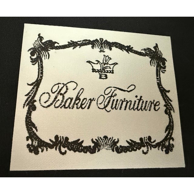 Barbara Barry for Baker Furniture Double X Armchairs, Pair For Sale - Image 12 of 12