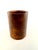 A handsome vintage turned wood pencil and pen holder featuring richly figured grain and warm brown tones. Crafted from a...