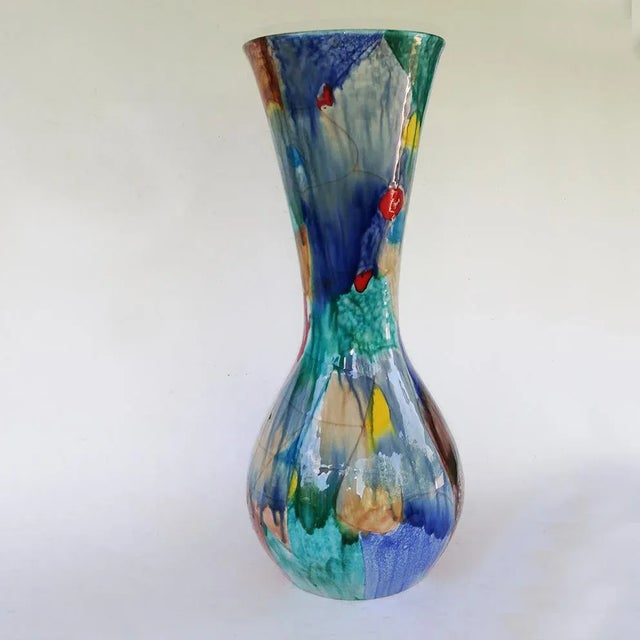 Italian Ceramic Vase by Agenore Fabbri for Ceramiche Albisola, 1957 For Sale - Image 4 of 9