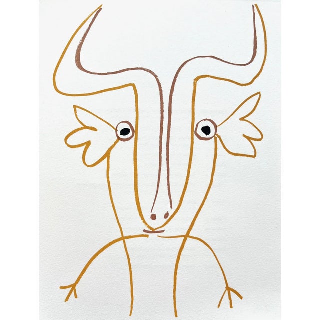 Title: Belier Artist: Pablo Picasso Country: Spain Medium: Lithograph Marks: Drawing by Picasso Paper Size: Velin d’Arches...