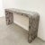 Gray Vintage Console in Ettore Sottsass Alpi Veneer – Postmodern Memphis Italian 1980s For Sale - Image 8 of 11