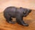 Mid-Century Asian Hand-Carved Walnut Bear Sculpture Signed For Sale - Image 4 of 9