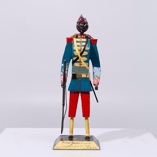Manuel Felguerez Mid Century Metal Toy Soldier This figurine measures: 5.25 wide x 5.25 deep x 15.25 inches high ABOUT...