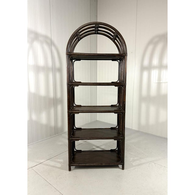 Large Rattan Shelf, 1970s For Sale - Image 15 of 17