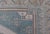 Large Vintage Turkish Oushak Rug With Central Medallion in Blue and Cream 6'8 X 12'7 For Sale - Image 11 of 14