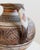 Vintage Italian Hand-Painted Brown Ceramic Vase with Decorative Pattern and Two Handles from Italica Ars, 1960s For Sale - Image 3 of 13