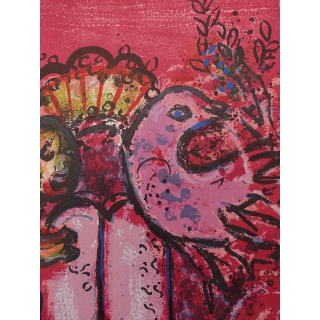 Marc Chagall, The Lion of Judah and the Tablets of the Law, Original Lithograph For Sale - Image 5 of 6