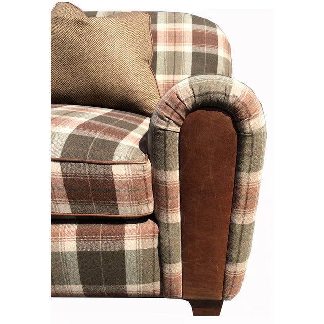 New Ralph Lauren Plaid Fabric Custom Made Sofa Chairish