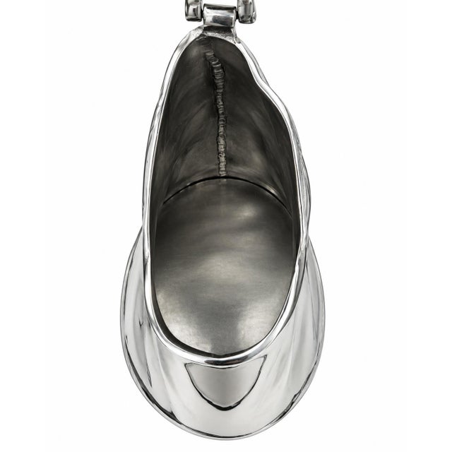 Metal Vintage Equestrian Horse Head Champagne Ice Bucket Cooler Silverplate For Sale - Image 7 of 13