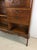 1920s Antique Oak Side by Side With Bookcase and Drop Front Writing Desk For Sale - Image 5 of 12