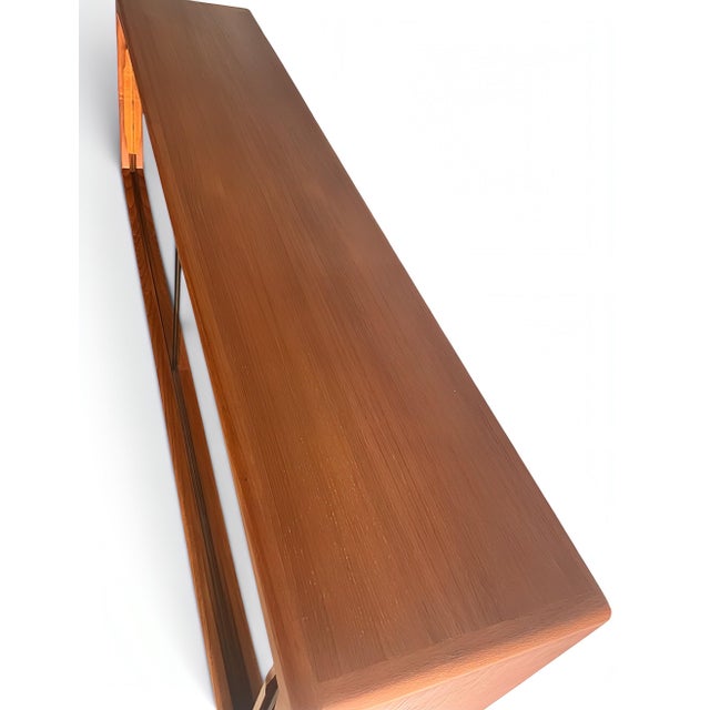 Vintage Danish Teak Hanging Display Cabinet by H. P. Hansen, 1960s For Sale - Image 9 of 14
