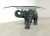 Gray Vintage Plaster Elephant Coffee Table, 1970s For Sale - Image 8 of 11