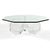 Mid-Century Modern Lucite Octagonal Form Coffee Table For Sale - Image 3 of 7