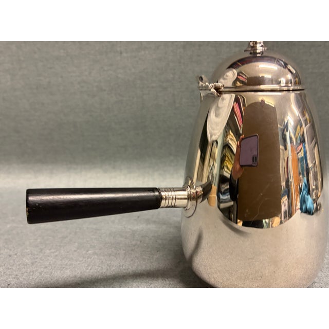 1950s F. B. Roberts Coffee Server With Warming Stand For Sale - Image 9 of 9