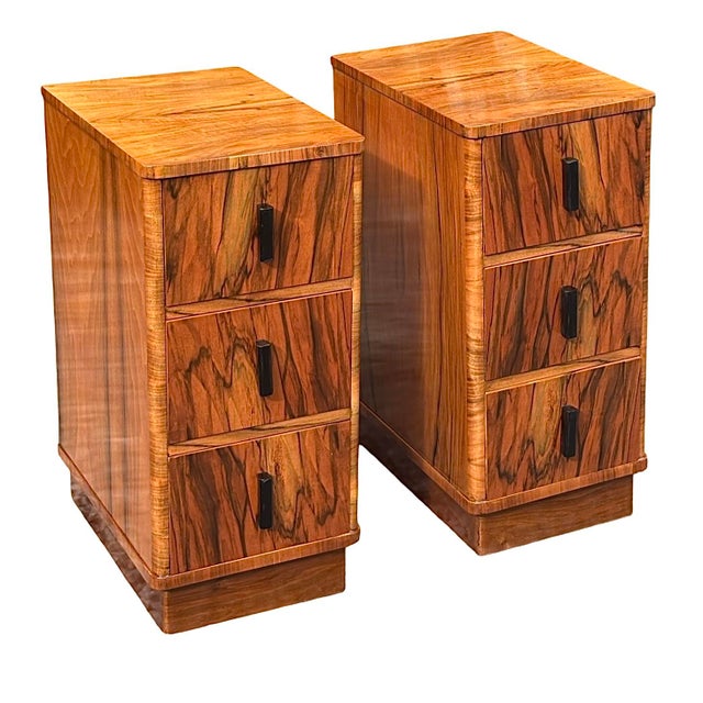 Art Deco Bedside Cabinets, 1930s, Set of 2 For Sale - Image 10 of 10