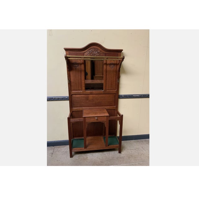 Antique Art Nouveau Wardrobe, 1910 For Sale - Image 10 of 10