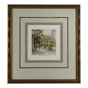 Robert Kasimir Burg Theater C. 1970 Original Print