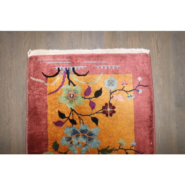 1930s Chinese Art Deco Mat size Rug