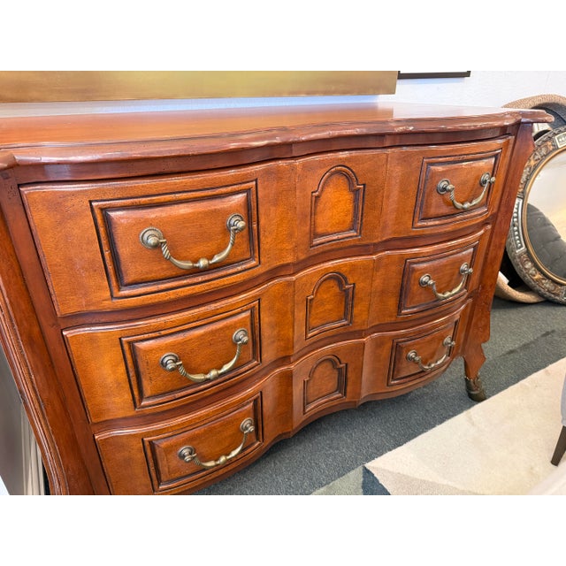 Wood Baker Furniture French Provincial Louis Vx Style Chest of Drawers For Sale - Image 7 of 12