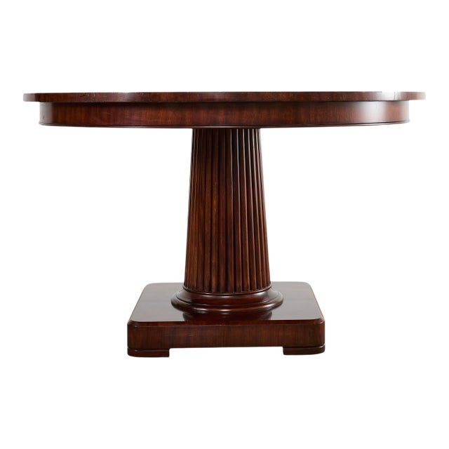 Ralph Lauren Italian 'Mayfield' Mahogany Center or Dining Table For Sale