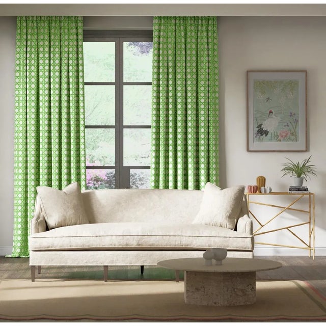 Use as a coordinate or standalone design this colourful emerised cotton is a fabulous choice for upholstery and blinds....