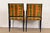 Mid-Century Hollywood Regency Ebonized Faux Bamboo Armchairs With Jack Lenor Larsen Upholstery, Pair For Sale - Image 10 of 11