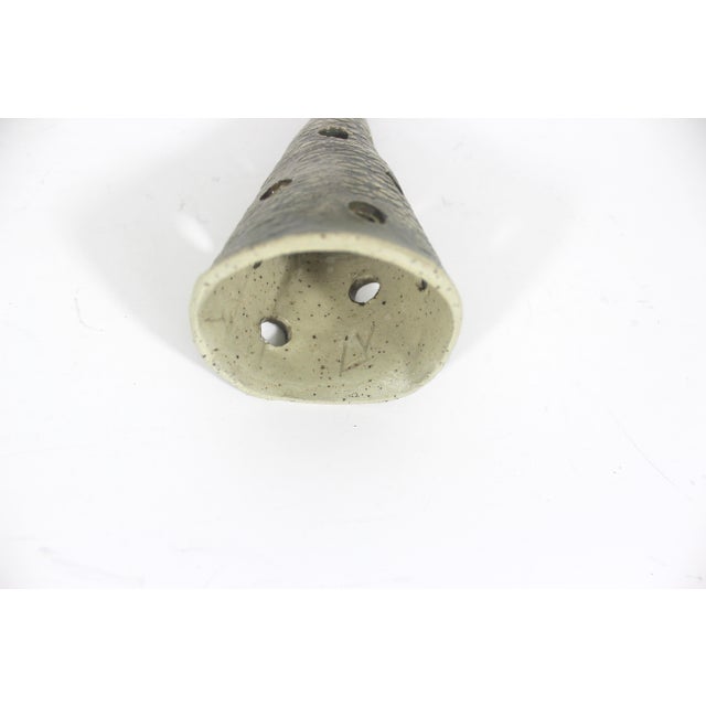 Ceramic Vintage Studio Pottery Christmas Tree Tea Light Candleholder For Sale - Image 7 of 7