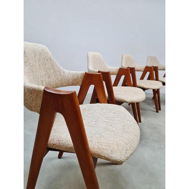 Vintage Danish Compass Dining Chair by Kai Kristiansen, 1960s For Sale - Image 6 of 6