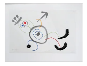 Joan Miro, Ubu, Lithograph, 1972