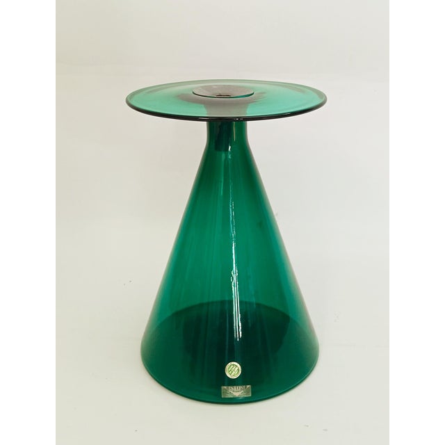 Glass Glass Vase by Gino Vistosi, Murano, 1960s For Sale - Image 7 of 7