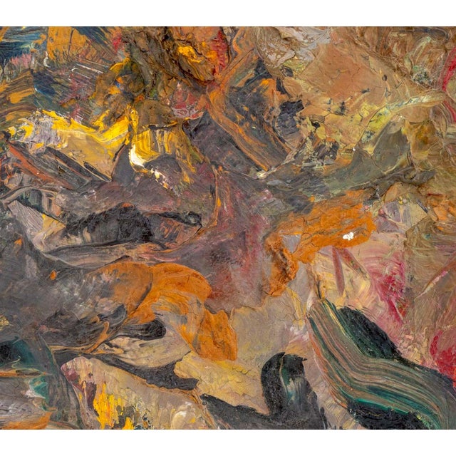 Andy Miller Abstract Composition Oil on Canvas For Sale - Image 4 of 7