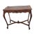 Brown 1930s French Louis XV Style Walnut Side Table – Carved Cabriole Legs & Inlaid For Sale - Image 8 of 16