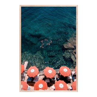 Bagno Marino Archi 1 by Natalie Obradovich in Natural Maple Framed Paper, Small Art Print For Sale