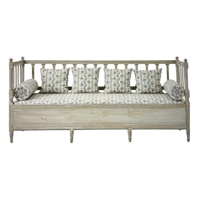 Wooden Bench, Sweden, 1800s For Sale