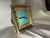 Art Deco Antique Swiss Art Deco Travel or Desk Clock With Guilloché Enamel For Sale - Image 3 of 15