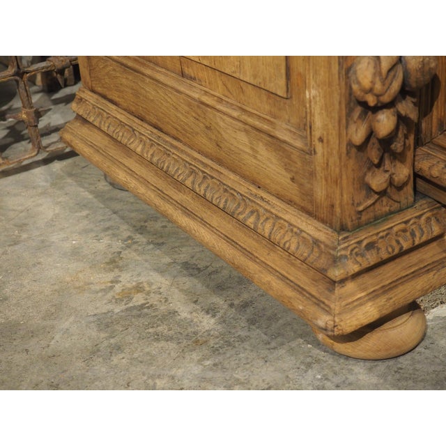 19th Century Bleached French Oak Hunt Enfilade, Circa 1880 For Sale - Image 4 of 18