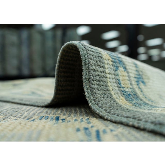 Textile Turkish Oushak Rug 5'1" x 7'6" #19161 For Sale - Image 7 of 8