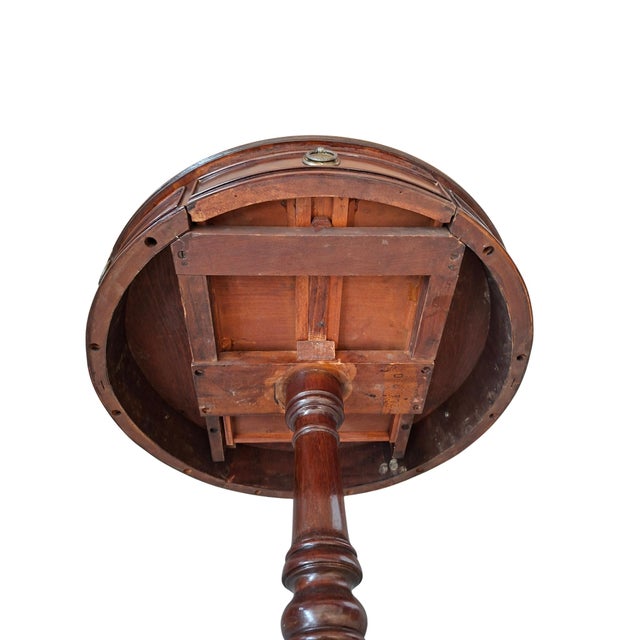 Vintage Drum Table, 1980s For Sale - Image 13 of 15