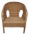 Small Wicker & Rattan Armchair For Sale