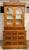 Early 1900s Architectural Oak Display Glass-Front Cabinet on Chest For Sale - Image 18 of 18