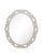 Contemporary Fleur Home Garden District Satsuma Oval Mirror in Useful Gray, 22x27 For Sale - Image 3 of 3