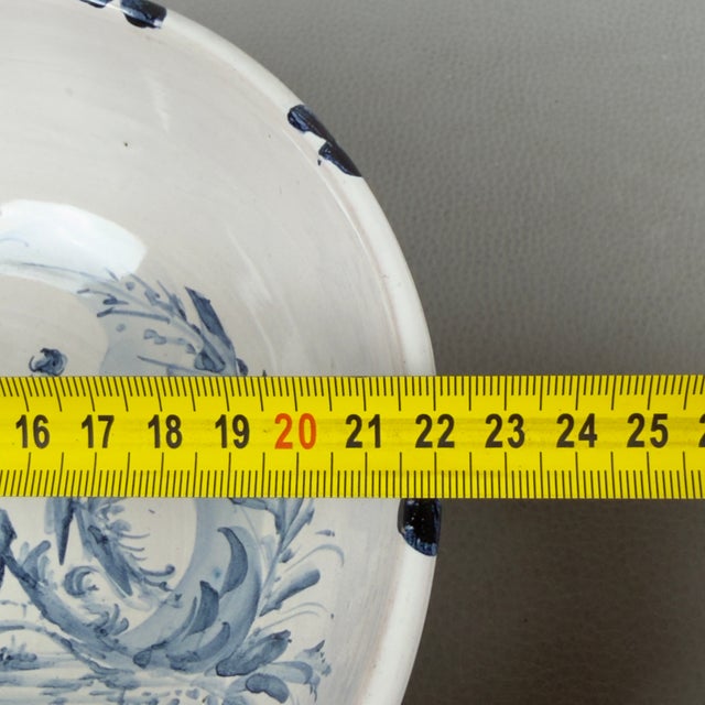 Albisola Mante Majolica Bowl and Cup Set, 1950s, Set of 7 For Sale - Image 10 of 14