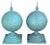 Pair of Antique Painted Copper Architectural Sphere Post Finials For Sale - Image 4 of 4