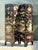 Vintage Chinoiserie Four Panel Folding Screen For Sale - Image 11 of 12