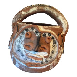 Papua New Guinea Sepik Painted Pottery For Sale