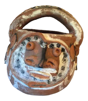 Papua New Guinea Sepik Painted Pottery
