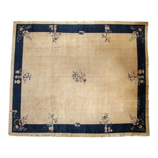 Vintage Peking Square Carpet - 12'1" X 13'5" For Sale