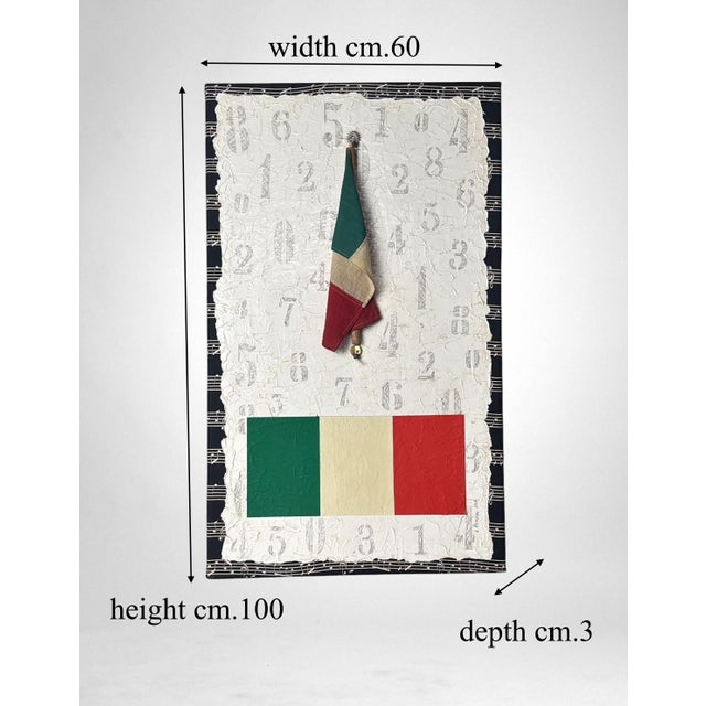 Minimalist Italian Mixed-Media Painting by Lella Rendesi For Sale - Image 18 of 18