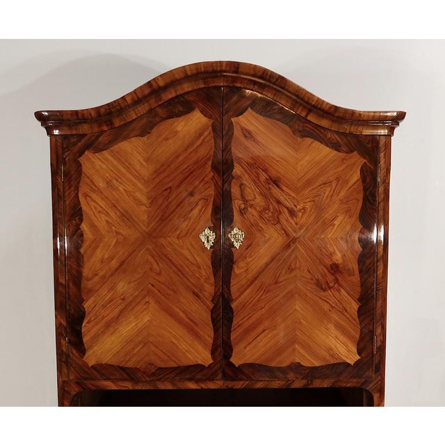 Louis XV Wood Secretary by J. Popsel For Sale - Image 4 of 18