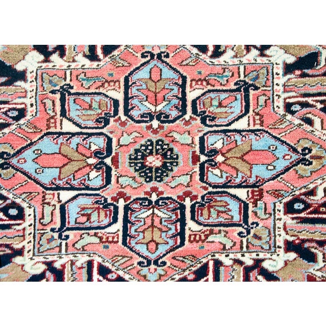 1940s Mid 20th Century Persian Heriz Rug For Sale - Image 5 of 14